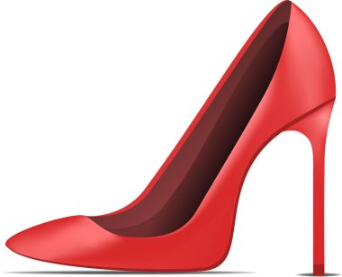 Yüksek topuklu deri ayakkabıların resmi..