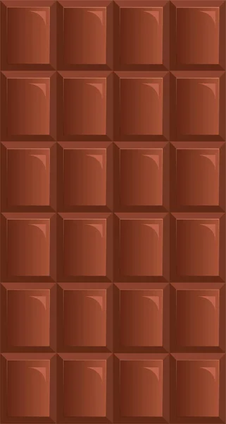 Illustration Barre Chocolat Bonbons Chocolat Lait — Image vectorielle