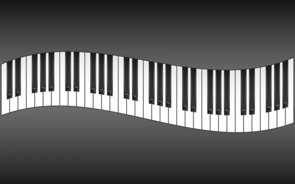 Иллюстрация Клавиши Пианино Музыкального Инструмента Стоковый вектор