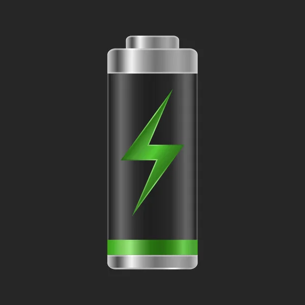 Power Level Battery Indicator Vector Icon — Stock Vector