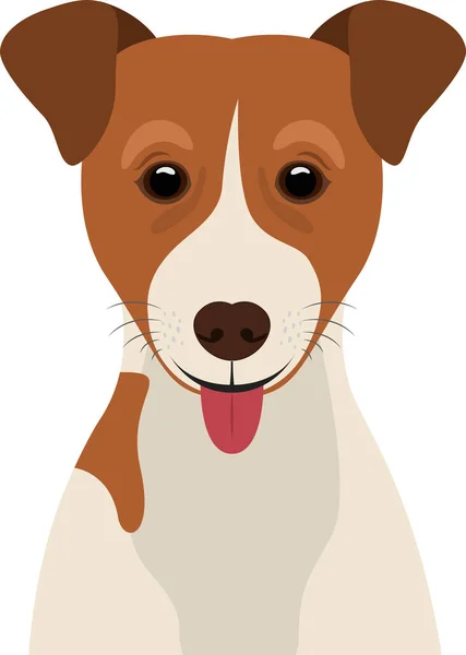 Ilustración Perro Jack Russell Terrier — Vector de stock