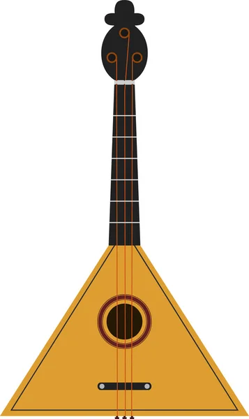 Ilustración Del Instrumento Musical Ruso Balalaika — Vector de stock