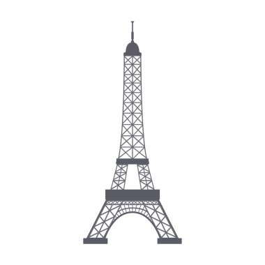 Eyfel Kulesi 'nin temsilcisi, Paris' in simgesi..