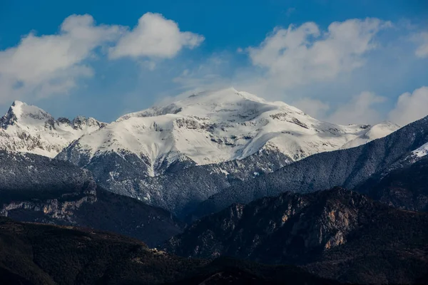 Χειμώνας Στο Εθνικό Πάρκο Ordesa Και Monte Perdido Πυρηναία Ισπανία — Φωτογραφία Αρχείου