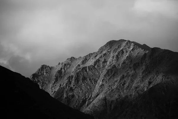 Pôr Sol Outono Nas Montanhas Capcir Cerdagne Pirinéus Sul França — Fotografia de Stock