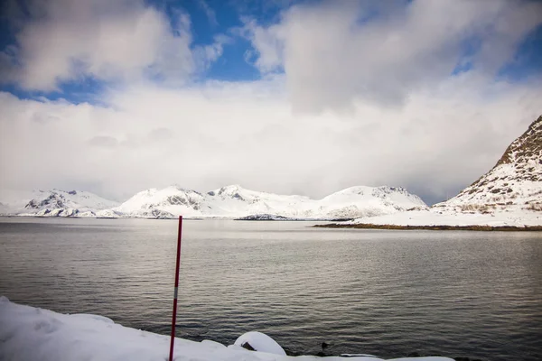 ノルウェー北部ロフトテン諸島の冬 — ストック写真
