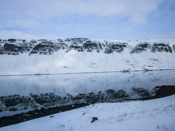 Paisaje Invernal Sur Islandia Norte Europa — Foto de Stock