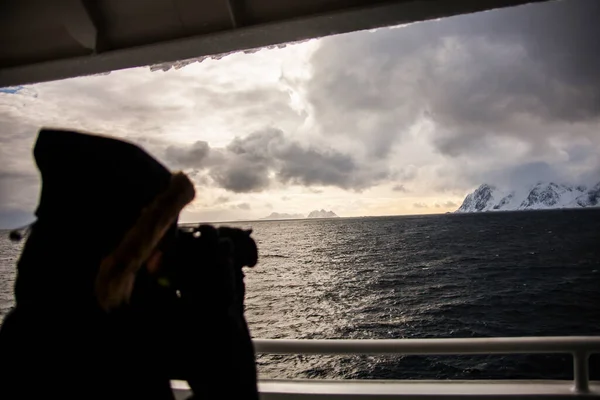 Inverno Nelle Isole Lofoten Nord Norvegia — Foto Stock