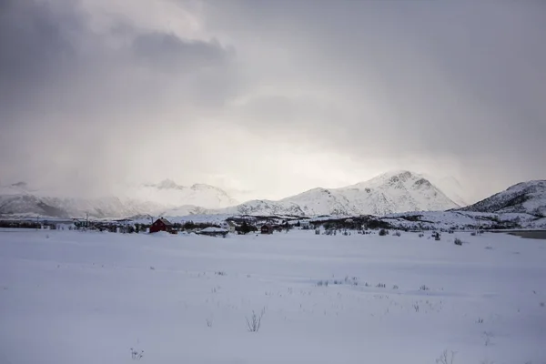 Invierno Las Islas Lofoten Norte Noruega — Foto de Stock