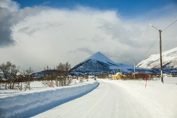 Invierno Las Islas Lofoten Norte Noruega — Foto de Stock