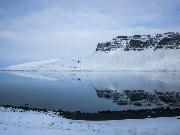 Paisagem Inverno Sul Islândia Norte Europa — Fotografia de Stock