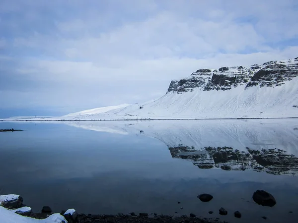 Paisaje Invernal Sur Islandia Norte Europa — Foto de Stock