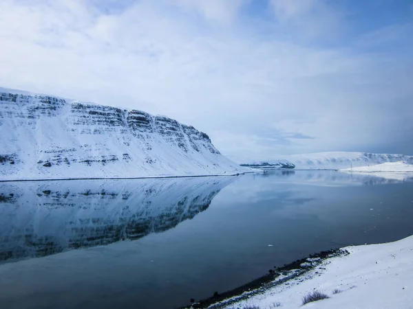 冰岛南部 北欧的冬季景观 — 图库照片