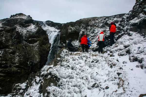 Paisagem Inverno Sul Islândia Norte Europa — Fotografia de Stock