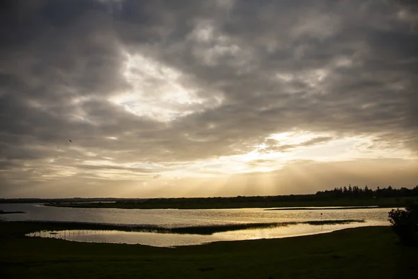 Paysage Printanier Dans Les Terres Irlande — Photo