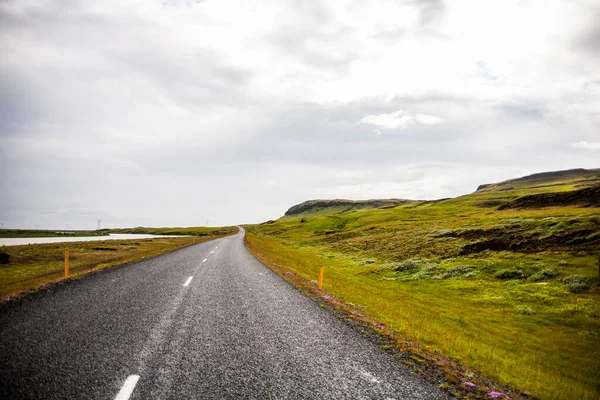 Paisaje Carretera Verano Sur Islandia Europa — Foto de Stock