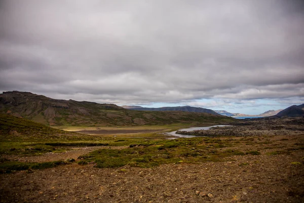 Paisaje Verano Sur Islandia Europa — Foto de Stock