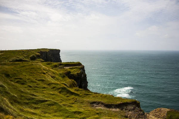Εαρινό Τοπίο Στο Cliffs Moher Aillte Mhothair Ιρλανδία — Φωτογραφία Αρχείου