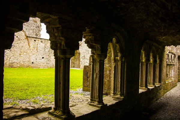 Primavera Abadía Bective Mainistir Bheigti Irlanda — Foto de Stock