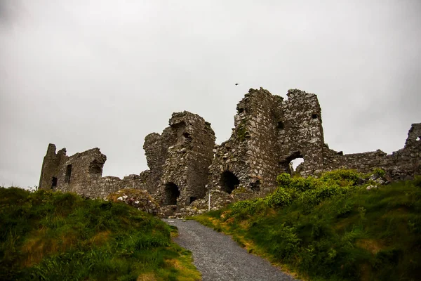 Paisaje Primaveral Rock Dunamase Irlanda — Foto de Stock