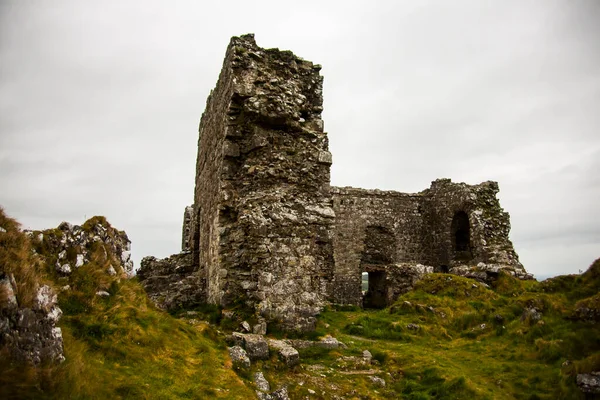 Ανοιξιάτικο Τοπίο Στο Rock Dunamase Ιρλανδία — Φωτογραφία Αρχείου