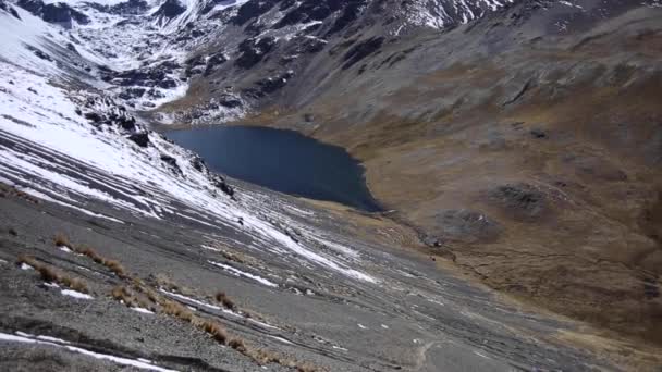 Hegyvidéki Tájak Cordillera Real Andes Bolívia — Stock videók