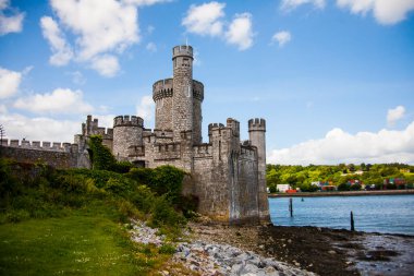 İrlanda 'nın Cork şehrinde bahar manzarası.