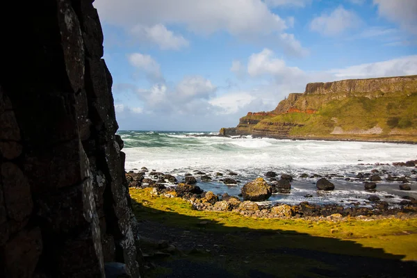 Giant Causewat Kuzey Rlanda Bahar Manzarası — Stok fotoğraf