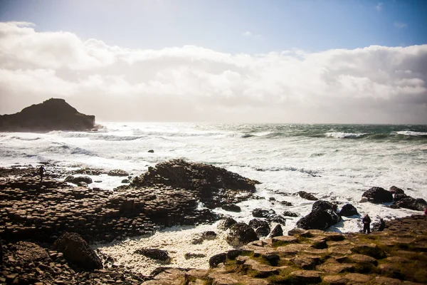 Giant Causewat Kuzey Rlanda Bahar Manzarası — Stok fotoğraf