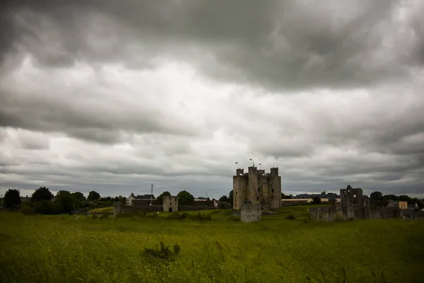 Spring Trim Castle Caislean Bhaile Atha Troim Irlanda — Foto de Stock