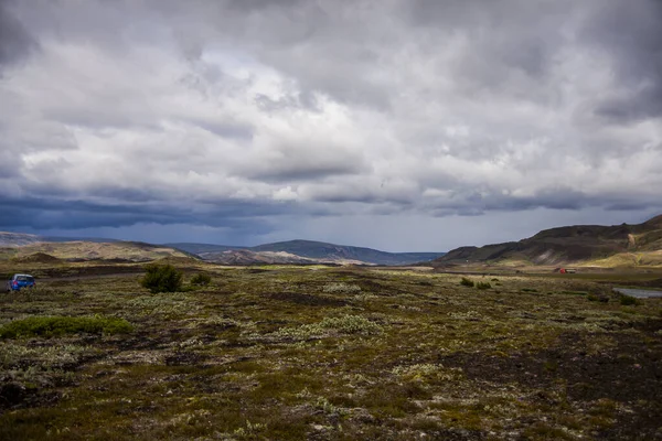 冰岛南部和欧洲的夏季景观 — 图库照片