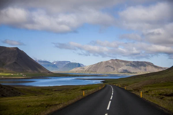 Zomer Landschap Weg Zuid Ijsland Europa — Stockfoto