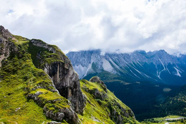 Letni Krajobraz Dolomitach Alpy Włochy — Zdjęcie stockowe