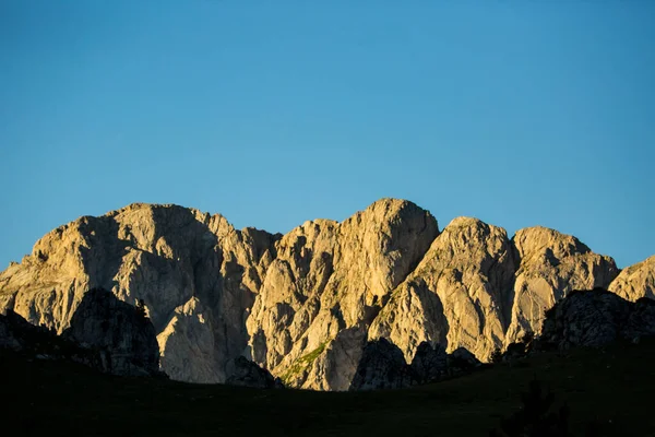 Літній Схід Сонця Горах Педрафорка Барцелона Каталонія Північний Хребет Європе — стокове фото