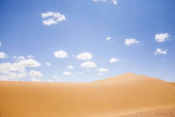 Paisaje Seco Dunas Desierto Del Sahara Marruecos — Foto de Stock