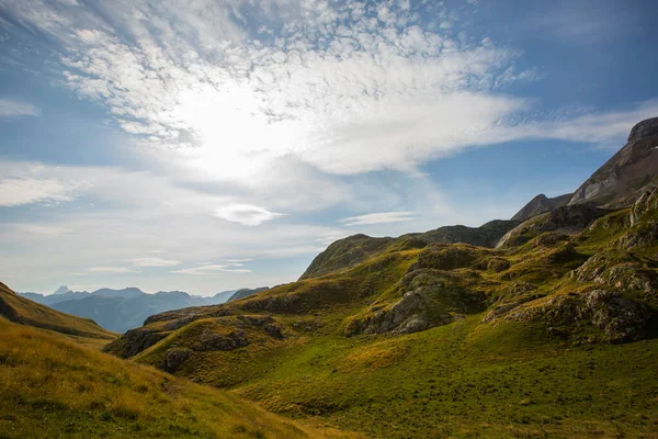 Aguas Tuertas Ibon Estanes Pyrenees Spanya Yakınlarındaki Yaz Manzarası — Stok fotoğraf