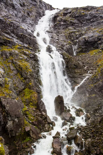 Otoño Carretera Trollstigen Sur Noruega Europa —  Fotos de Stock