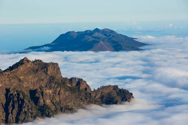 Spring Sunset Caldera Taburiente Palma Island Canary Islands Spain — Stock Photo, Image