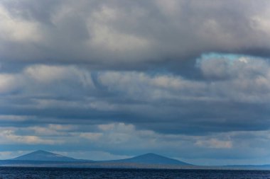 Muonio, Laponya, Finlandiya 'da sonbahar manzarası