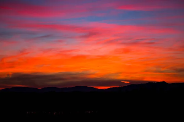 Sunset Aiguamolls Emporda Nature Reserve Spain — Stock Photo, Image
