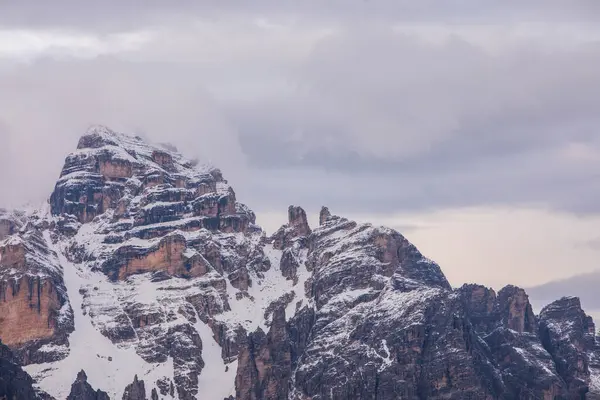 Pôr Sol Nas Montanhas Dolomitas Alpes Norte Itália Europa — Fotografia de Stock