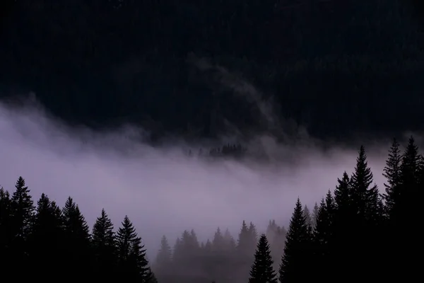 Dolomites dağlarında gün batımı, Alpler, kuzey İtalya. Avrupa