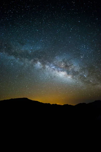 Milky Way Caldera Taburiente Palma Island Canary Islands Spain — Stock Photo, Image