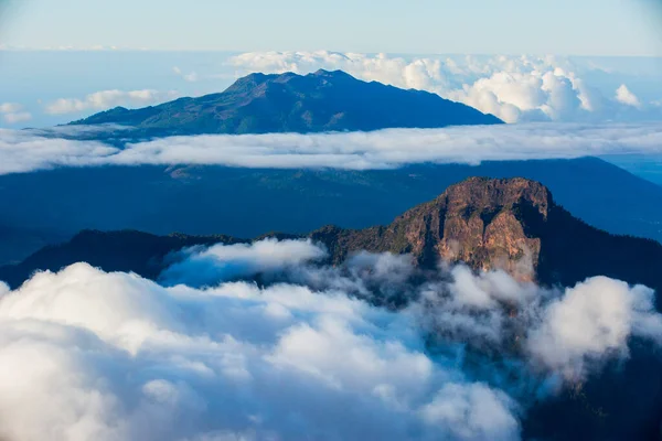 Sunrise Roque Los Muchachos Palma Island Canary Islands Spain — Stock Photo, Image