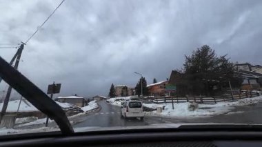 Les Angles, Fransa; 27 Aralık 2025: Pireneler 'deki Les Angles kayak merkezine gitmek