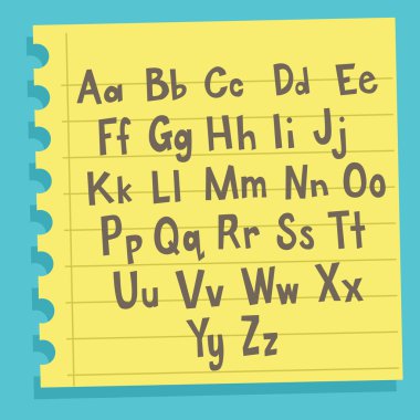 Sarı Pad alfabesinde