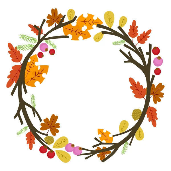 Autumn Blank Frame Royalty Free Stock Vectors