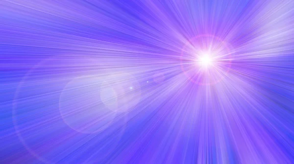 抽象的な青紫色光の効果の背景。ラスター図. — ストック写真
