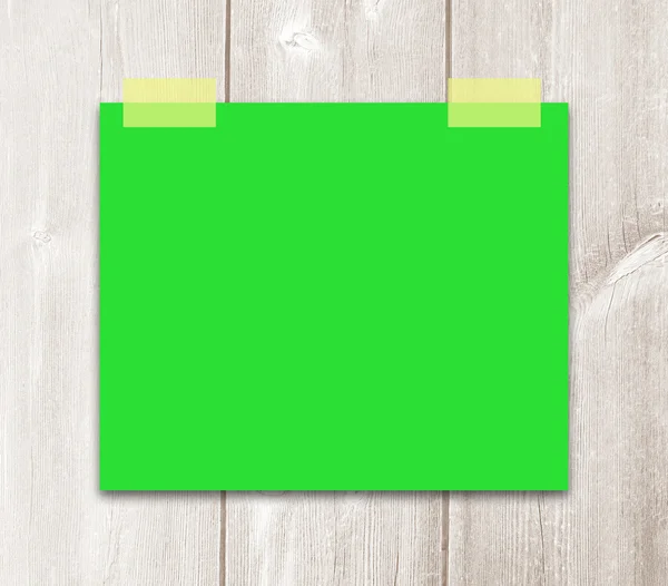 Bulletin Board com adesivo em branco verde . — Fotografia de Stock