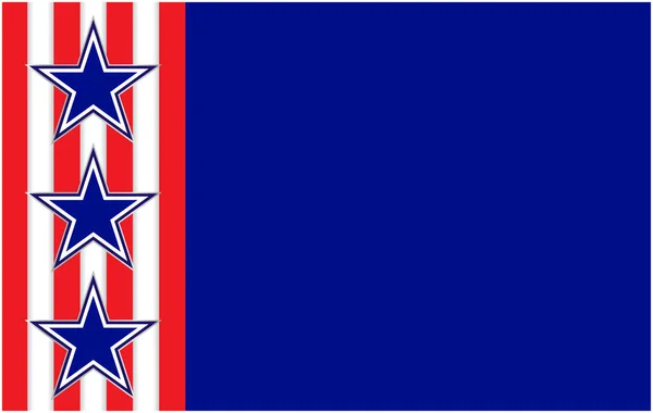 Фрейм Символов Американского Флага Пустым Местом Текста — стоковый вектор